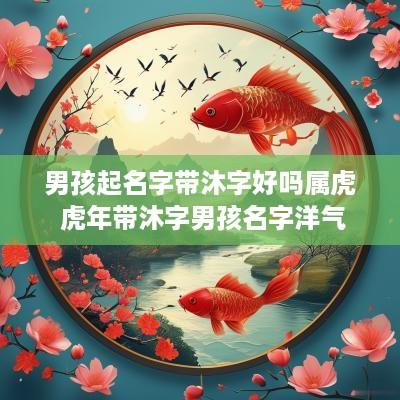 男孩起名字带沐字好吗属虎 蛇年带沐字男孩名字洋气