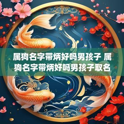属狗名字带炳好吗男孩子 属狗名字带炳好吗男孩子取名