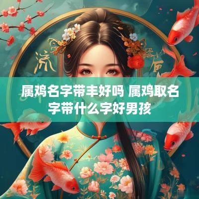 属鸡名字带丰好吗 属鸡取名字带什么字好男孩