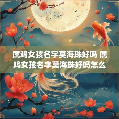 属鸡女孩名字莫海珠好吗 属鸡女孩名字莫海珠好吗怎么取