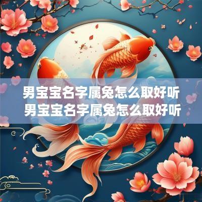 男宝宝名字属兔怎么取好听 男宝宝名字属兔怎么取好听点