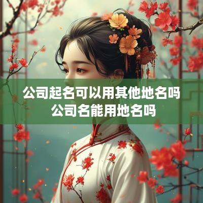 公司起名可以用其他地名吗 公司名能用地名吗