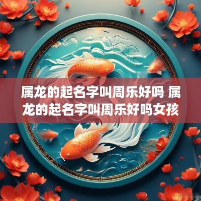 属龙的起名字叫周乐好吗 属龙的起名字叫周乐好吗女孩