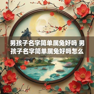 男孩子名字简单属兔好吗 男孩子名字简单属兔好吗怎么取