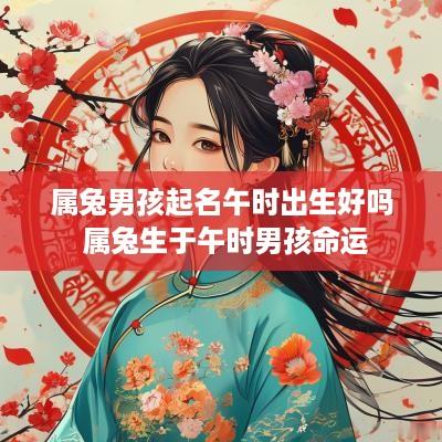 属兔男孩起名午时出生好吗 属兔生于午时男孩命运