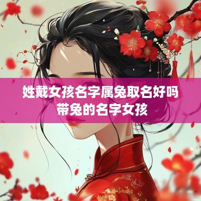 姓戴女孩名字属兔取名好吗 带兔的名字女孩