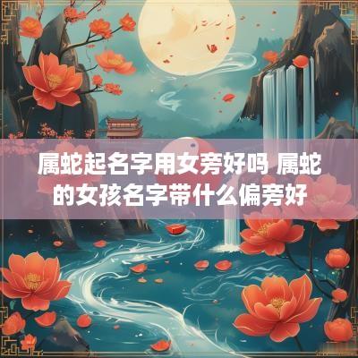 属蛇起名字用女旁好吗 属蛇的女孩名字带什么偏旁好 属蛇起名字用女旁好吗 属蛇的女孩名字带什么偏旁好