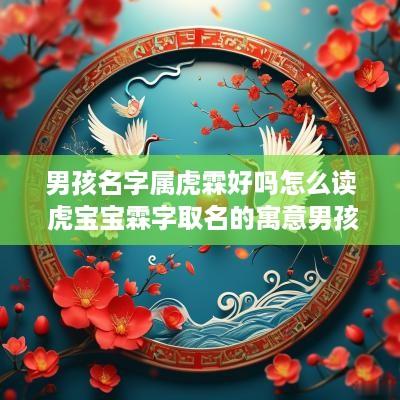 男孩名字属虎霖好吗怎么读 虎宝宝霖字取名的寓意男孩