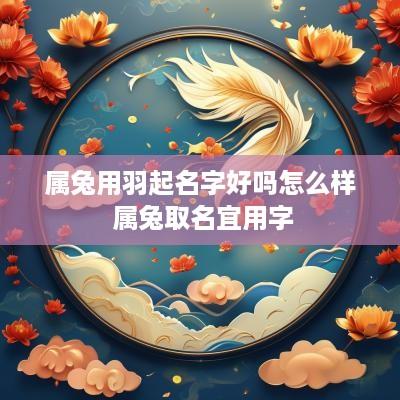 属兔用羽起名字好吗怎么样 属兔取名宜用字