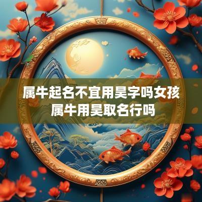 属牛起名不宜用昊字吗女孩 属牛用昊取名行吗