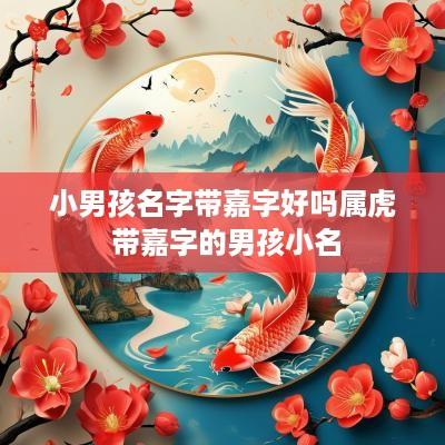 小男孩名字带嘉字好吗属虎 带嘉字的男孩小名