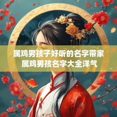 属鸡男孩子好听的名字带家 属鸡男孩名字大全洋气