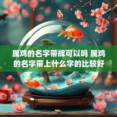属鸡的名字带辉可以吗 属鸡的名字带上什么字的比较好