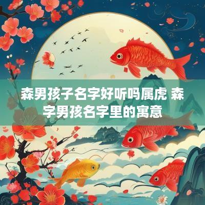 森男孩子名字好听吗属虎 森字男孩名字里的寓意