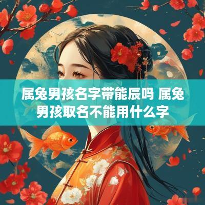 属兔男孩名字带能辰吗 属兔男孩取名不能用什么字