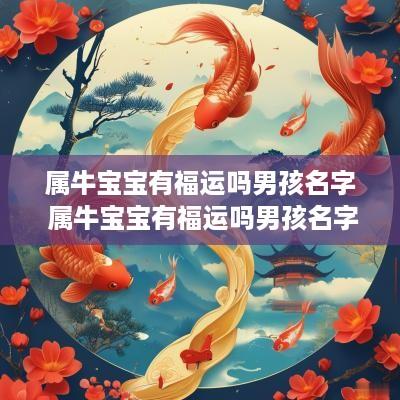 属牛宝宝有福运吗男孩名字 属牛宝宝有福运吗男孩名字大全
