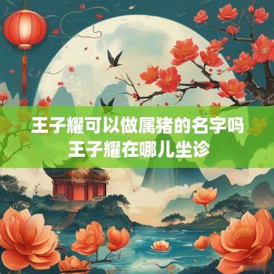 王子耀可以做属猪的名字吗 王子耀在哪儿坐诊