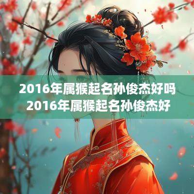 2016年属猴起名孙俊杰好吗 2016年属猴起名孙俊杰好吗怎么样