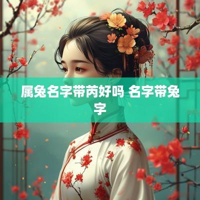 属兔名字带芮好吗 名字带兔字