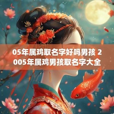 05年属鸡取名字好吗男孩 2005年属鸡男孩取名字大全