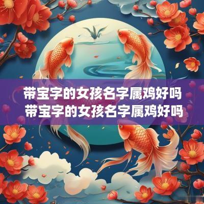 带宝字的女孩名字属鸡好吗 带宝字的女孩名字属鸡好吗