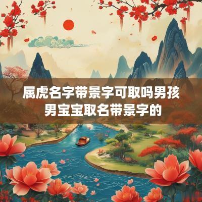 属虎名字带景字可取吗男孩 男宝宝取名带景字的