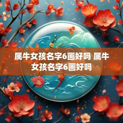 属牛女孩名字6画好吗 属牛女孩名字6画好吗