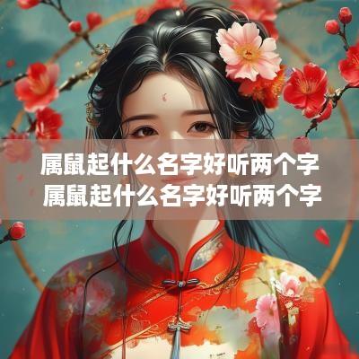 属鼠起什么名字好听两个字 属鼠起什么名字好听两个字女孩