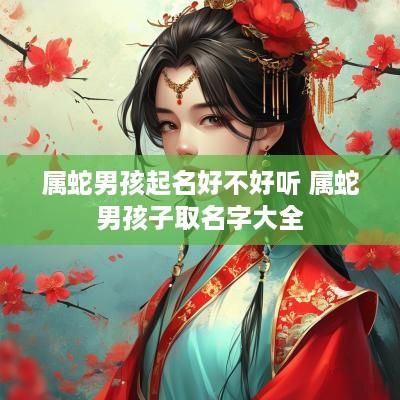 属蛇男孩起名好不好听 属蛇男孩子取名字大全 属蛇男孩起名好不好听 属蛇男孩子取名字大全