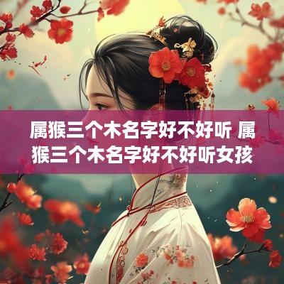 属猴三个木名字好不好听 属猴三个木名字好不好听女孩