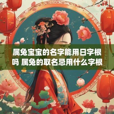 属兔宝宝的名字能用日字根吗 属兔的取名忌用什么字根