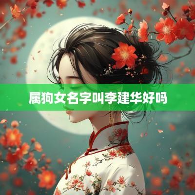 属狗女名字叫李建华好吗