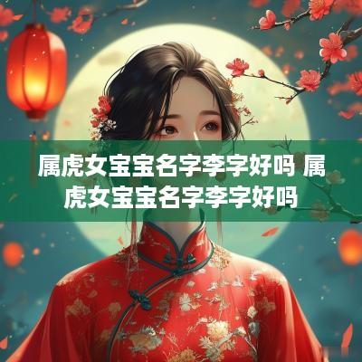 属虎女宝宝名字李字好吗 属虎女宝宝名字李字好吗