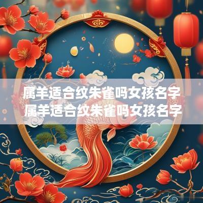 属羊适合纹朱雀吗女孩名字 属羊适合纹朱雀吗女孩名字大全