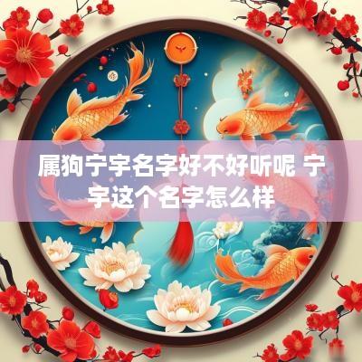 属狗宁宇名字好不好听呢 宁宇这个名字怎么样