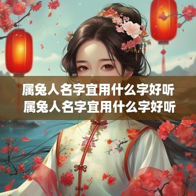 属兔人名字宜用什么字好听 属兔人名字宜用什么字好听女孩