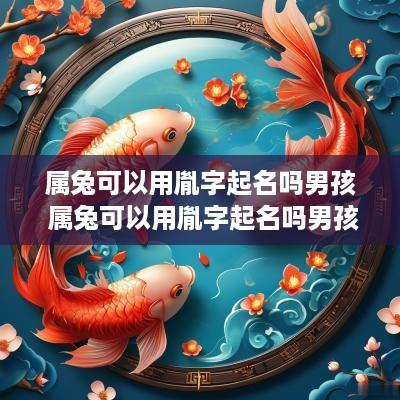 属兔可以用胤字起名吗男孩 属兔可以用胤字起名吗男孩子