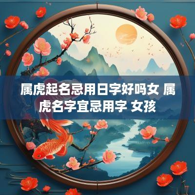 属虎起名忌用日字好吗女 属虎名字宜忌用字 女孩