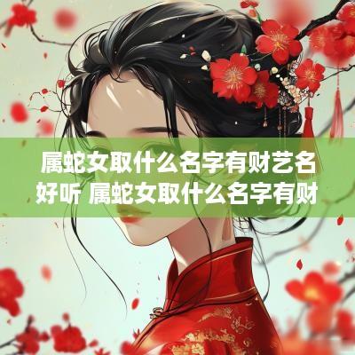 属蛇女取什么名字有财艺名好听 属蛇女取什么名字有财艺名好听的