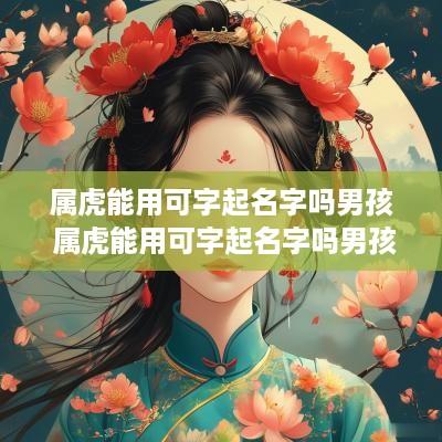 属虎能用可字起名字吗男孩 属虎能用可字起名字吗男孩子