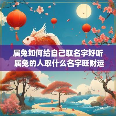 属兔如何给自己取名字好听 属兔的人取什么名字旺财运