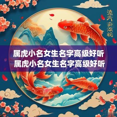 属虎小名女生名字高级好听 属虎小名女生名字高级好听吗