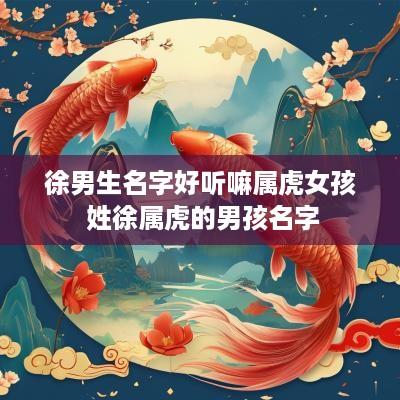 徐男生名字好听嘛属虎女孩 姓徐属虎的男孩名字