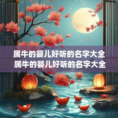 属牛的婴儿好听的名字大全 属牛的婴儿好听的名字大全集
