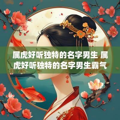 属虎好听独特的名字男生 属虎好听独特的名字男生霸气