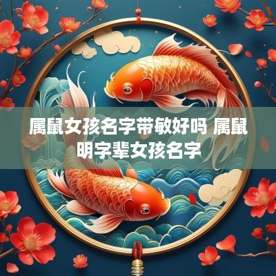 属鼠女孩名字带敏好吗 属鼠明字辈女孩名字