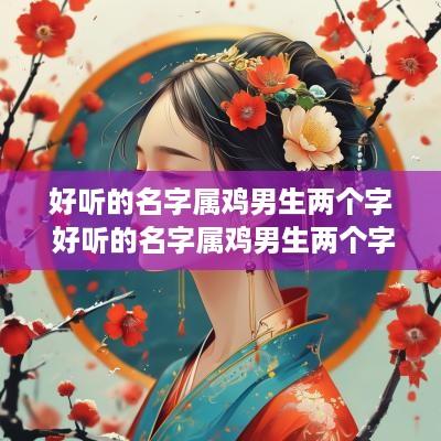 好听的名字属鸡男生两个字 好听的名字属鸡男生两个字霸气