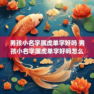 男孩小名字属虎单字好吗 男孩小名字属虎单字好吗怎么取