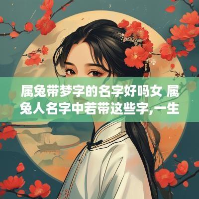 属兔带梦字的名字好吗女 属兔人名字中若带这些字,一生大富大贵