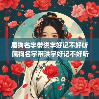 属狗名字带洪字好记不好听 属狗名字带洪字好记不好听女孩